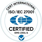 ISO/IEC 27001 Certificate Image