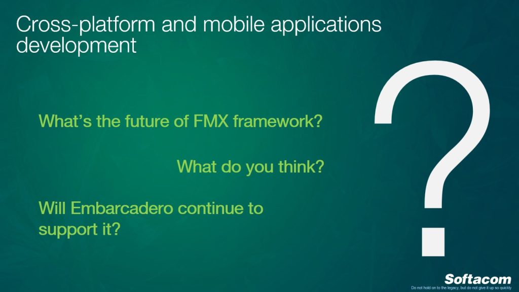 FMX questions related to cross-platform mobile app development