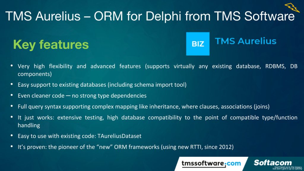 TMS Aurelis - ORM for Delphi