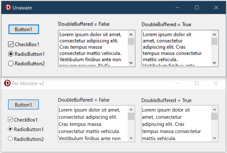 Setting High Dpi Displays Awareness With Windows Application Manifest