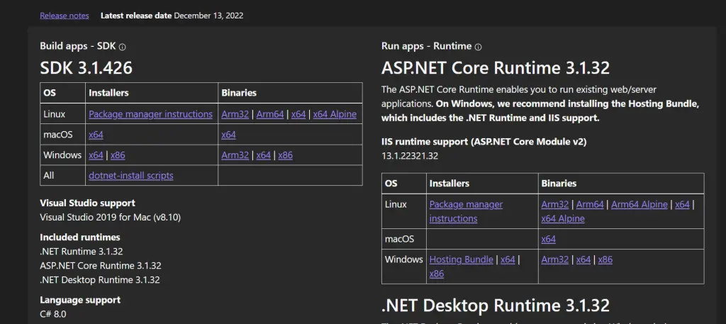 Download & Install .NET Core SDK