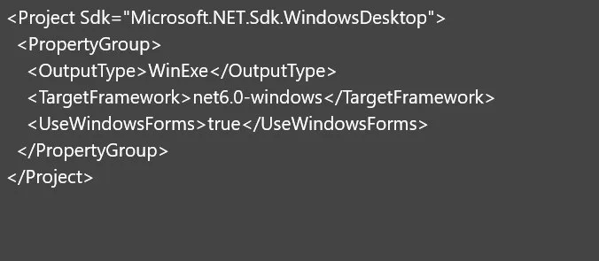 Migrate WinForms to .NET 6 Migrate WinForms to .NET 6