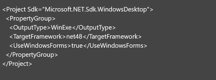 Migrate WinForms to .NET 6 Migrate WinForms to .NET 6