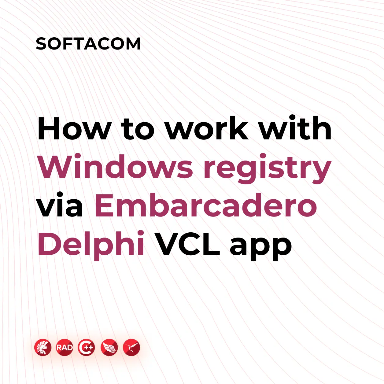 How to work with Windows registry via Delphi VCL app
