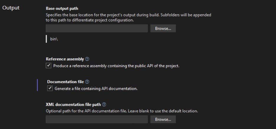 Example of Swagger documentation in .NET Core product catalog API