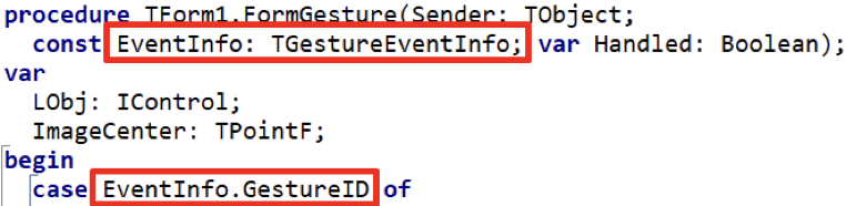 How to Use Gestures in Embarcadero Delphi FMX App