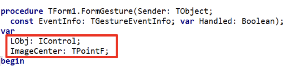 How to Use Gestures in Embarcadero Delphi FMX App