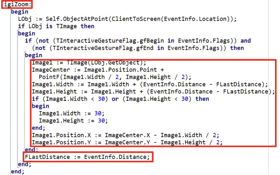 How to Use Gestures in Embarcadero Delphi FMX App