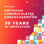Congratulating Embarcadero on 30 Years of Innovation