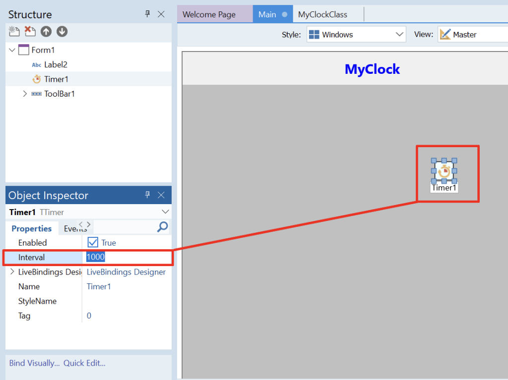 Analog Clock Generation via Embarcadero Delphi FMX App