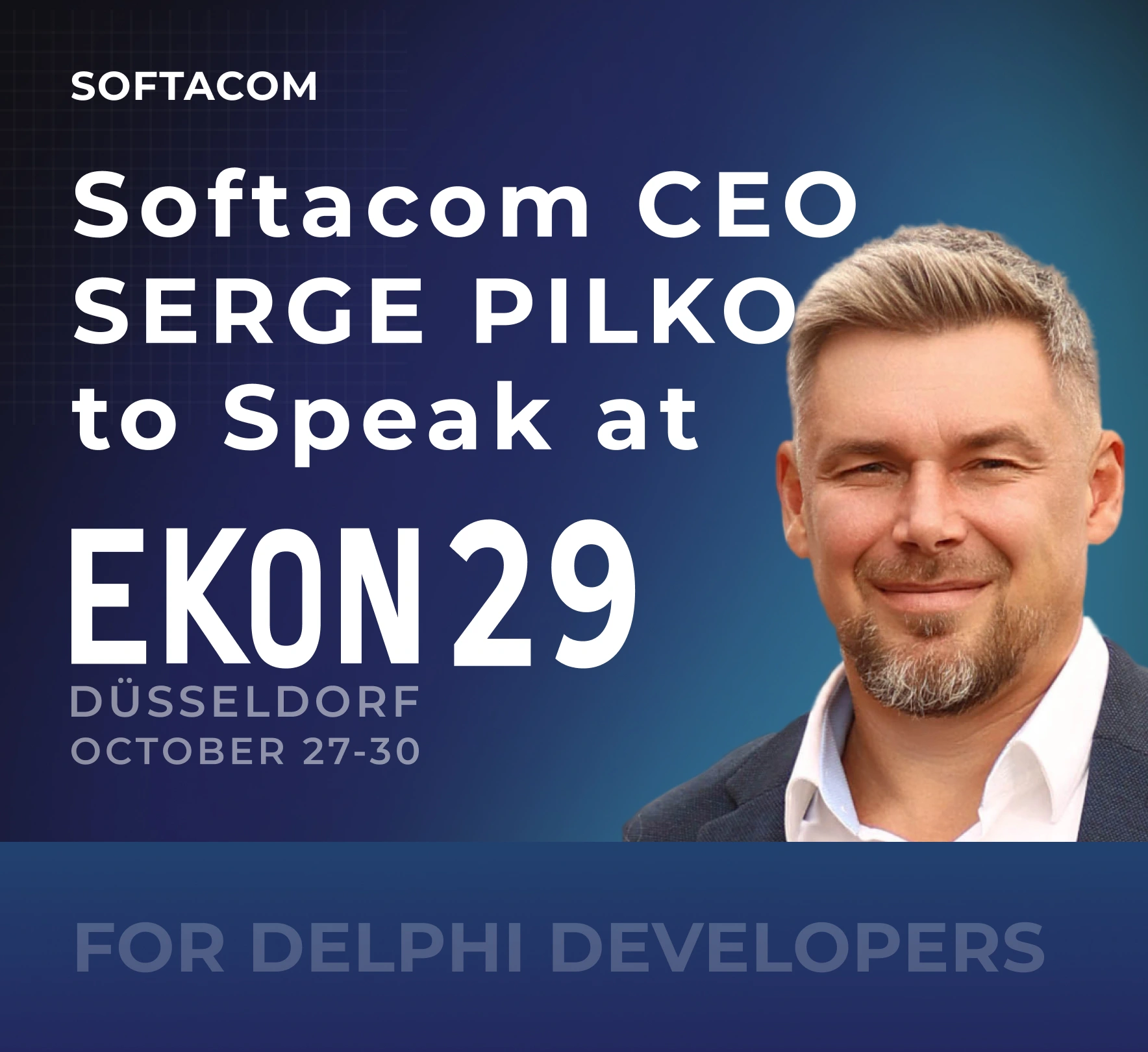 Serge Pilko to Speak at EKON29 Serge Pilko to Speak at EKON29