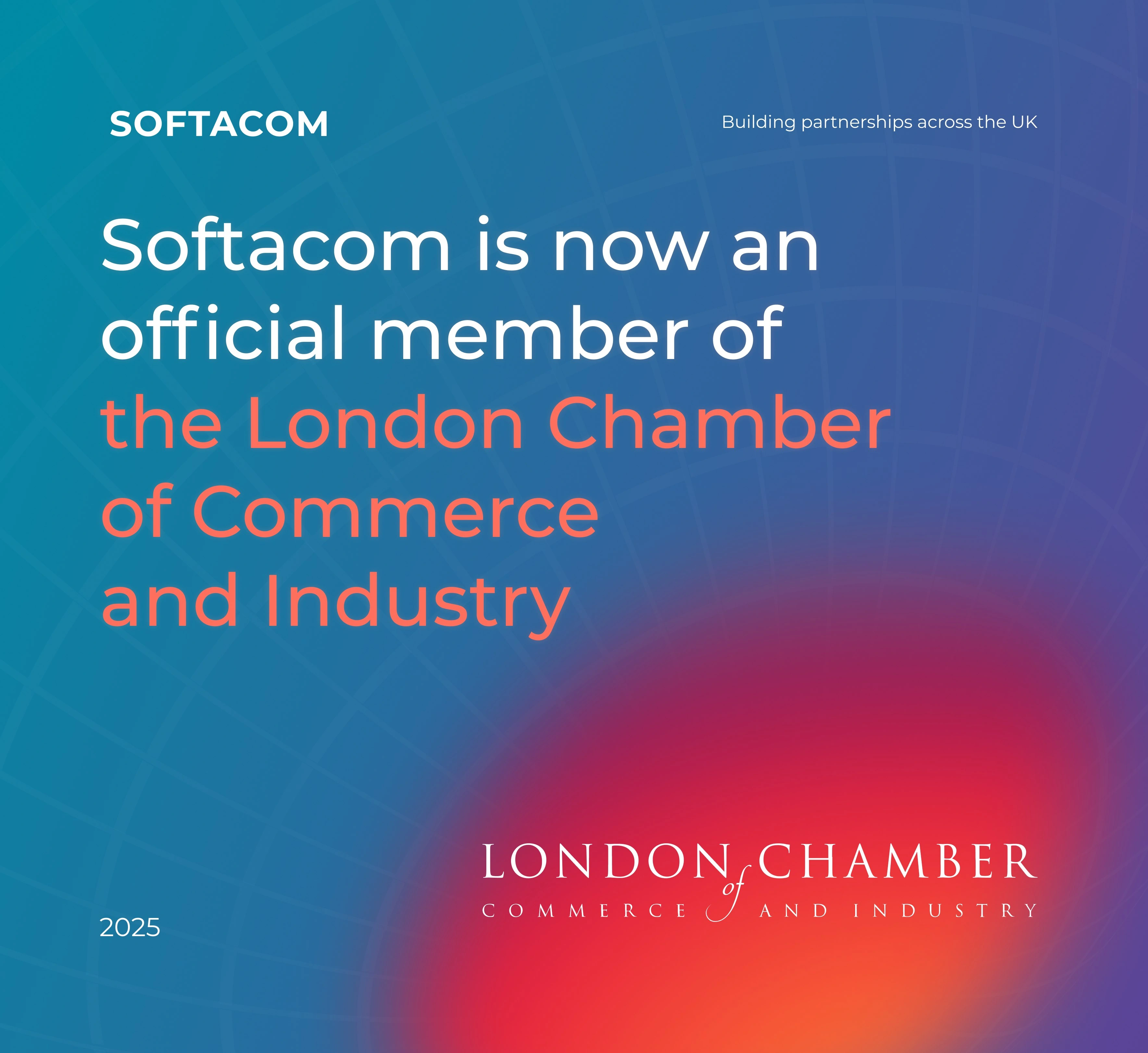 Softacom joins the London Chamber of Commerce and Industry