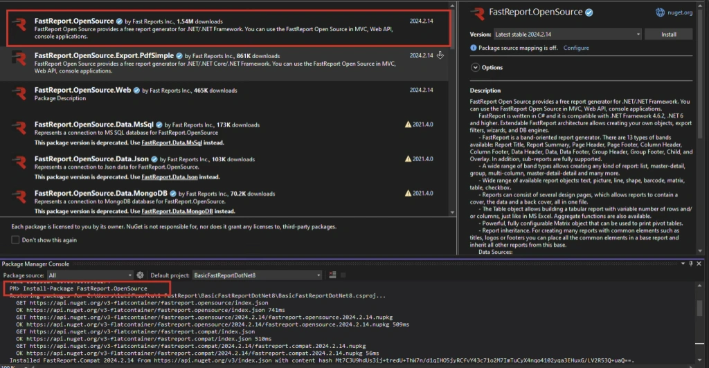 FastReport on .NET 8: From Install to PDF in Minutes FastReport on .NET 8: From Install to PDF in Minutes
